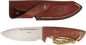 Muela Nóż Muela Full Tang Brown Micarta, Satin 1.4116 CR 2