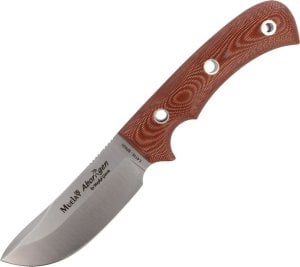 Muela Nóż Muela Full Tang Bushcraft Brown Canvas Micarta 1