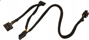 Akyga Adapter z kablem do zasilaczy modularnych AK-SC-37 MOLEX f / SATA f / SATA f 35+15+15 cm 1