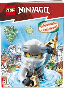 Ameet LEGO NA6705 NINJAGO  KOLOROWANKA Z NAKLEJKAMI 1