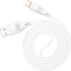 Kabel USB T-Phox USB-A - USB-C 1 m Biały 2