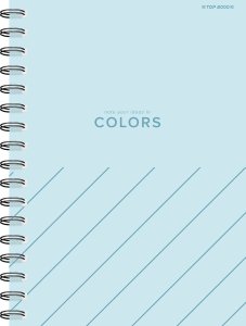 Top 2000 Kołozeszyt Colors A6/80k kratka mix kolorów 4