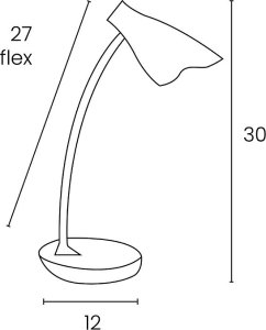 Lampka biurkowa Unilux biała  (400140699) 12