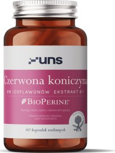 UNS UNS Czerwona Koniczyna 8% Izoflawonów Ekstrakt 8:1 60vegcaps 1