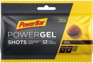 PowerBar PowerBar PowerGel Shots 60g ZELKI ENERGETYCZNE Z KOFEINA Cola 1