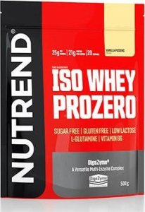 Nutrend NUTREND Iso Whey Prozero 500g Vanilla Pudding 1