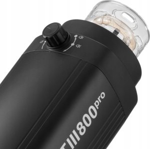 Lampa studyjna Jinbei Studyjna lampa błyskowa Jinbei Pilot III 800 Pro z zoomem palnika 9