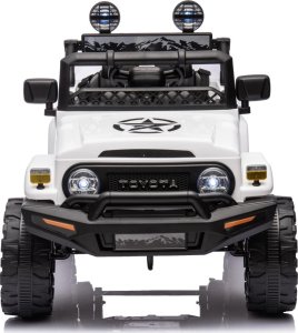 Toyota FJ Cruiser dla dzieci Biały + Pilot + Napęd 4x4 + Audio LED + EVA + Wolny Start 12