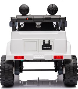 Toyota FJ Cruiser dla dzieci Biały + Pilot + Napęd 4x4 + Audio LED + EVA + Wolny Start 2