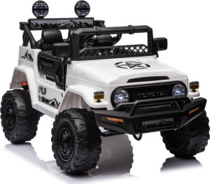 Toyota FJ Cruiser dla dzieci Biały + Pilot + Napęd 4x4 + Audio LED + EVA + Wolny Start 3