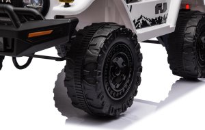 Toyota FJ Cruiser dla dzieci Biały + Pilot + Napęd 4x4 + Audio LED + EVA + Wolny Start 6