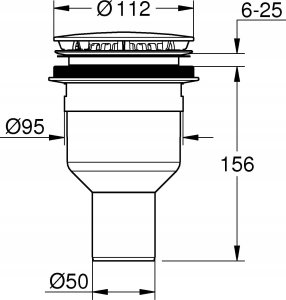 Bateria umywalkowa Grohe bateria umywalkowa BauEdge, chrom 23330000 2