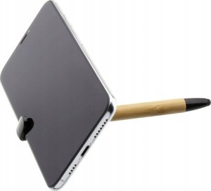 Rysik Fixed Fixed | Pen With Stylus and Stand | 3 in 1 | Pencil | Stylus for capacitive displays; Stand for phones and tablets | Bamboo 3