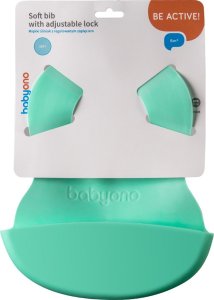 BabyOno 835/03 ŚLINIAK KIESZONKA REGULOWANE ZAPIĘCIE MIĘTOWY 4