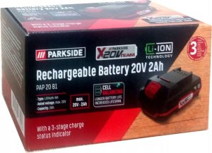 Parkside Akumulator Litowo-Jonowy 20V 2Ah PARKSIDE 1