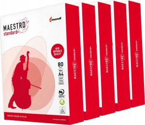 Mondi Papier ksero Mondi Maestro Standard Plus | A4 | 80g | 500 arkuszy | Klasa B 4