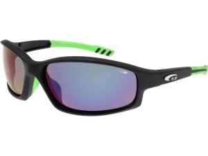Goggle Okulary przeciwsłoneczne czarno-zielone (E128-4P) 1