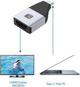 Adapter USB Techly TECHLY Adapter USB-C M auf HDMI F 4Kx2K 30Hz 2