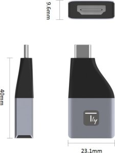 Adapter USB Techly TECHLY Adapter USB-C M auf HDMI F 4Kx2K 30Hz 3