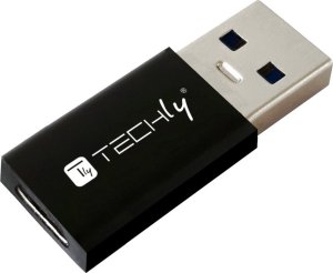 Adapter USB Techly USB-A - USB-C Czarny  (IADAP-USB3-AFT) 6