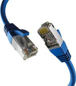 EFB EFB Netzwerkkabel CAT8.1 S/FTP PIMF 40GB Ethernet Kupfer 0,25m blau 1