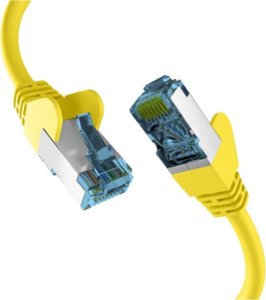 EFB EFB Netzwerkkabel CAT6a S/FTP PIMF mit CAT7 Rohkabel 10 Gigabit Ethernet Kupfer 0,25m gelb 1