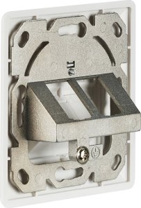EFB EFB Netzwerkdose 2-fach fur Keystones Weiss RAL 9003 ohne Keystone 2