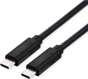 Kabel USB Roline ROLINE USB4 Gen2x2 Kabel C-C ST/ST 20Gbit/s 100W schwarz 2m 1