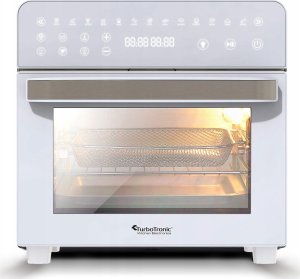 Mini piekarnik TurboTronic Mini piekarnik elektryczny TurboTronic termoobieg grill rożen cyfrowy 14L 1800W Biały 2