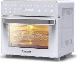 Mini piekarnik TurboTronic Mini piekarnik elektryczny TurboTronic termoobieg grill rożen cyfrowy 14L 1800W Biały 3