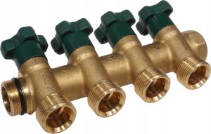 Herz Herz rozdzielacz T-Less do wody użytkowej 4 sekcje 2853004 2