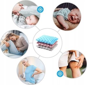 BabyOno Termofor z pestkami wiśni Cherry Szary 796/02 9