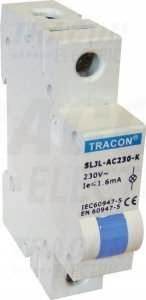 Tracon Electric Modułowa lampka sygnalizacyjna LED niebieska 230V SLJL-AC230-K 1