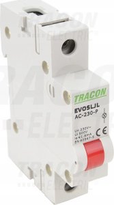 Tracon Electric Modułowa lampka sygnalizacyjna LED czerwona 230V SLJL-AC230-P 1