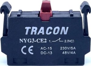 Tracon Electric Element stykowy do serii przycisków NYG(K), NC NYG3-CE2 4