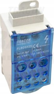 Tracon Electric Złączka odgałęźna otwierana na szynę FLSO8X25 1