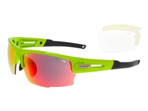 Goggle Okulary przeciwsłoneczne neonowo-zielone (E602-2) 1