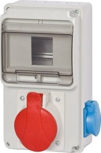 F-Elektro Rozdzielnica 6M ULISSE MINI 16A/5P, 230V IP54 1