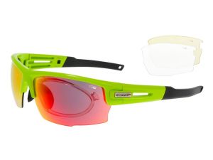Goggle Okulary przeciwsłoneczne neonowo-zielone (E602-2R) 1