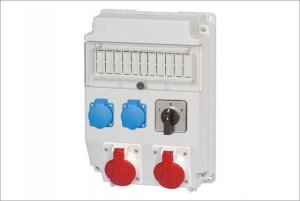 F-Elektro Rozdzielnica CAJA 16A/5P, 32A/5P, 2x230V, L/P 11M IP44 1