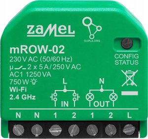 Zamel Supla - odbiornik 2-kanałowy Wi-Fi z monitorem energii mROW-02 1