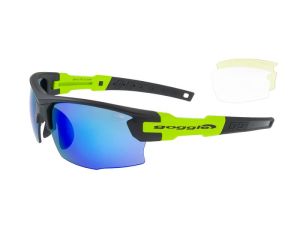 Goggle Okulary przeciwsłoneczne czarno-zielone (E840-2) 1