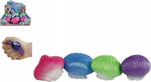 Hipo Gniotek Muszla z syrenką do ściskania 8cm 3 kolory p12 mix cena za 1 szt 2