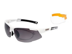 Goggle Okulary przeciwsłoneczne biało-czarne (E865-3R) 1