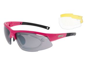 Goggle Okulary sportowe korekcyjne z wymiennymi szybami Falcon Pink (E865-5R) 1