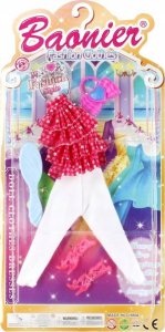 Mega Creative UBRANKO DLA LALEK 17X35X3 MIX3 MC DISP  12/144 7