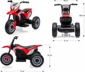 Milly Mally Pojazd na akumulator Motocykl HONDA CRF 450R Red 15