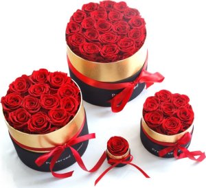 ToPrezent.pl Flower Box XXL z 18 prawdziwych róż - Prezent na 18 urodziny dla dziewczyny 5