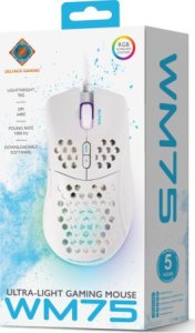 Mysz Deltaco Deltaco Gaming Baltas LINE WM75 Lengva žaidimų pelė, RGB, balta GAM-108-W 8
