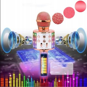 Mikrofon Rosfix MIKROFON KARAOKE BLUETOOTH GŁOŚNIK TAŃCZĄCY KAKTUS 4